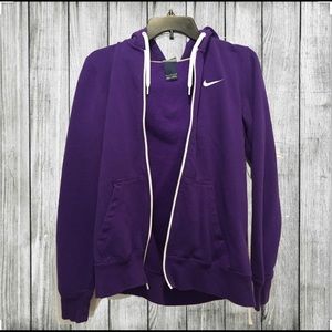 🌟EUC🌟 LARGE PURPLE NIKE ZIP UP HOODIE